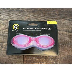 New C9 Champion Kids Soft Frame Goggle Kids Pink Curved Lens